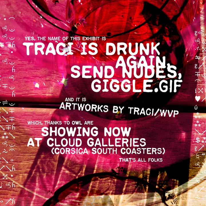 exhibit poster Traci/wvp