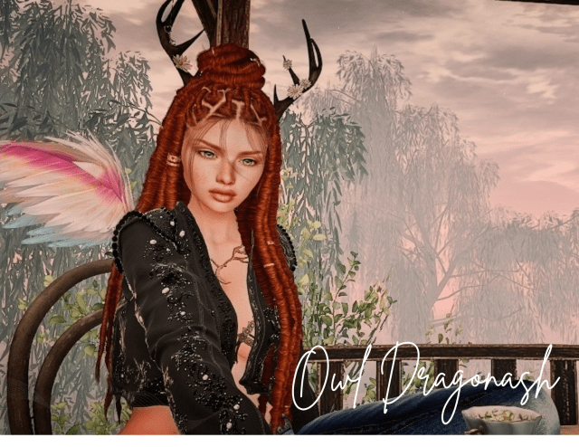 Photo Of Ow Dragonashl sitting in second Life