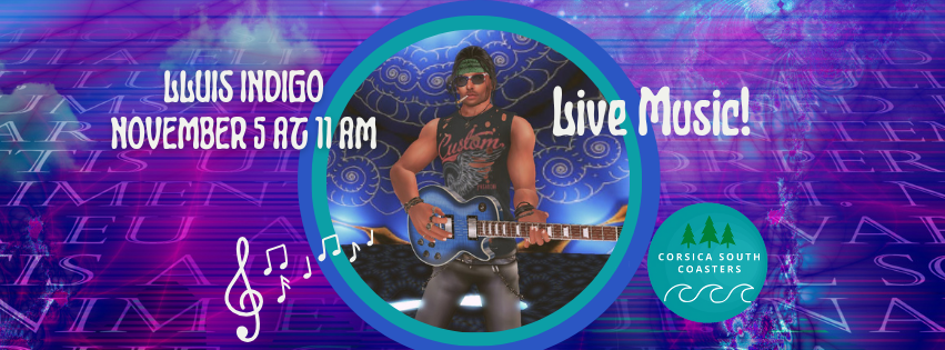 LLuis Indigo performing live at the CTC Tea Garden, Corsica South Coasters.”