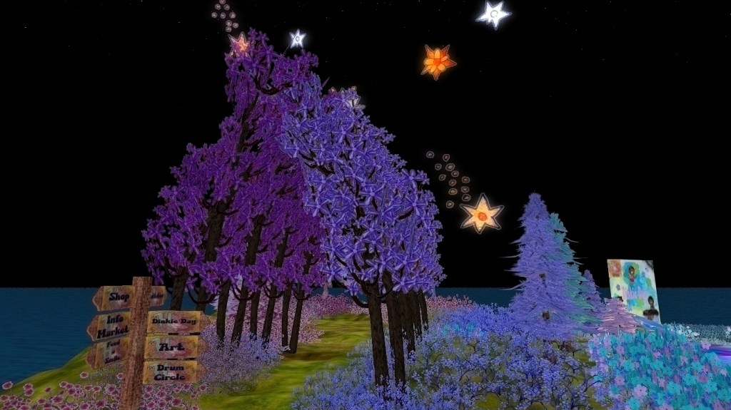 CK Ballyhoo Builds Flower Power, Hippiestock 2026 Second Life