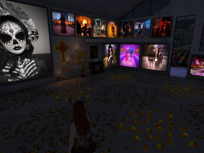Lyric Luna’s Día de los Muertos Exhibit in Second&nbsp;Life