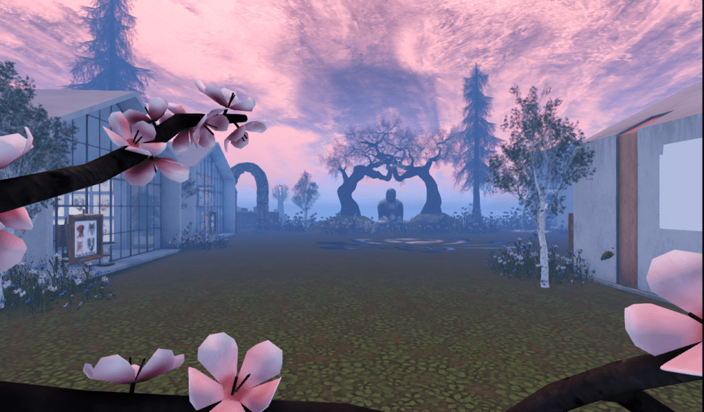 Connected sky galleries at Cloud Galleries during the April Art Walk 2026 in Second Life.