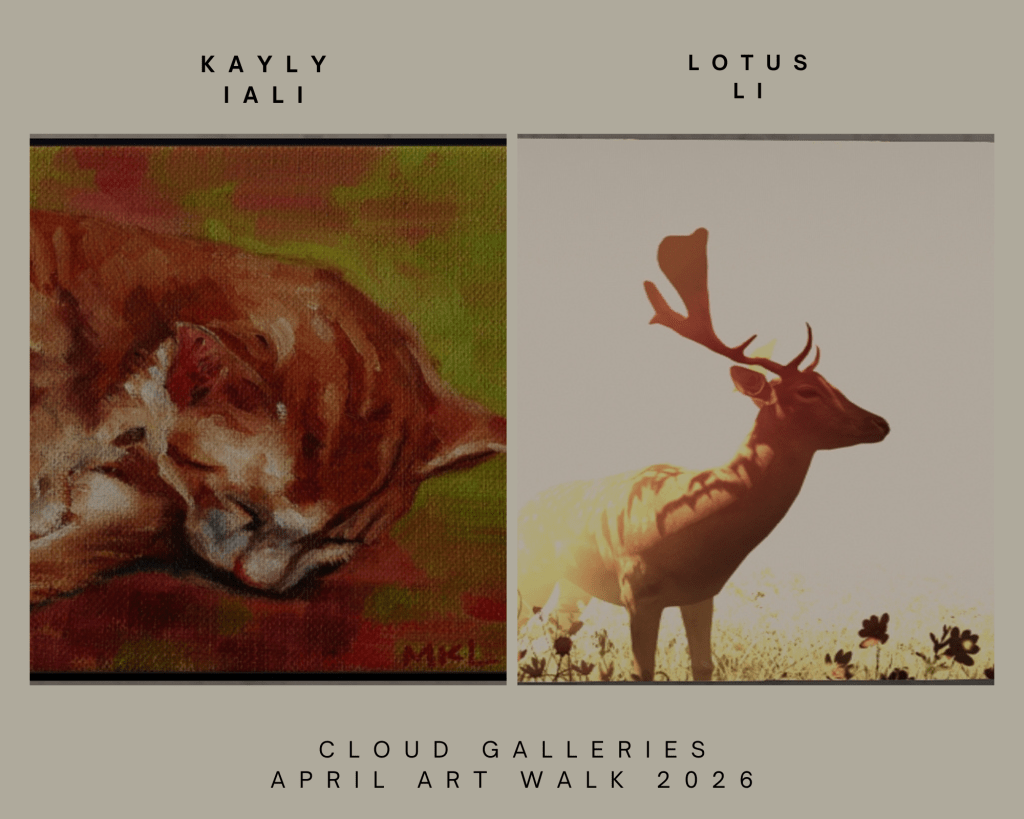 Kayly Iali and Lotus Li at Cloud Galleries in Second Life.