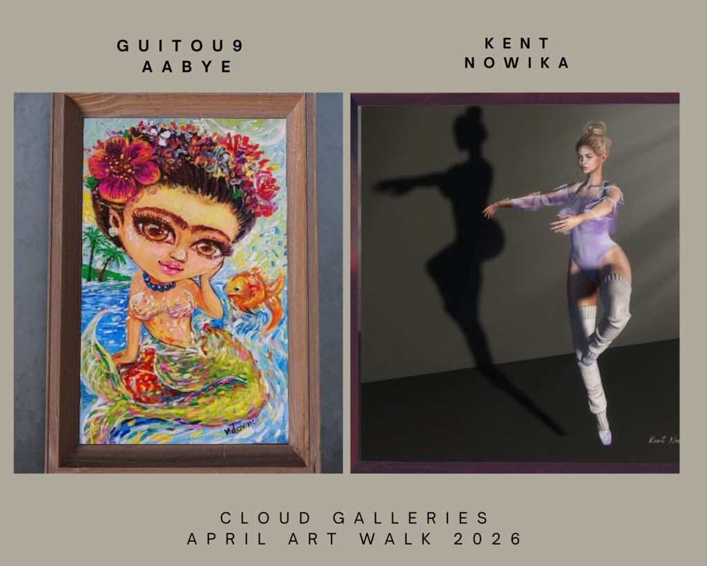 Guitou9 AAbye and kent Nowika secondlife art at Cloud galleries.